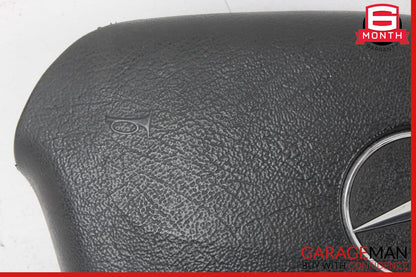 01-05 Mercedes W163 ML55 ML500 Steering Wheel Airbag Air Bag Leather Black OEM