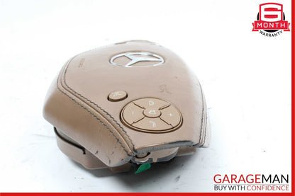 10-14 Mercedes W216 CL550 S550 Steering Wheel Airbag Air Bag Assembly Brown