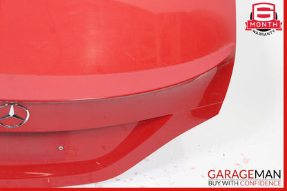 14-19 Mercedes W117 CLA180 CLA250 Sedan Rear Trunk Lid Deck Shell Panel Red OEM