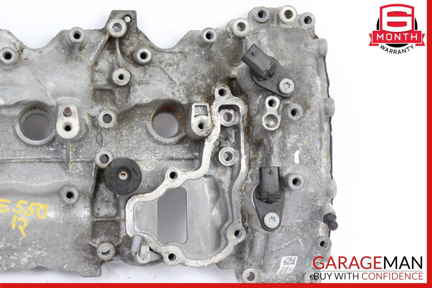 11-20 Mercedes W212 E550 S550 CLS550 Left Side Engine Cylinder Head Valve Cover