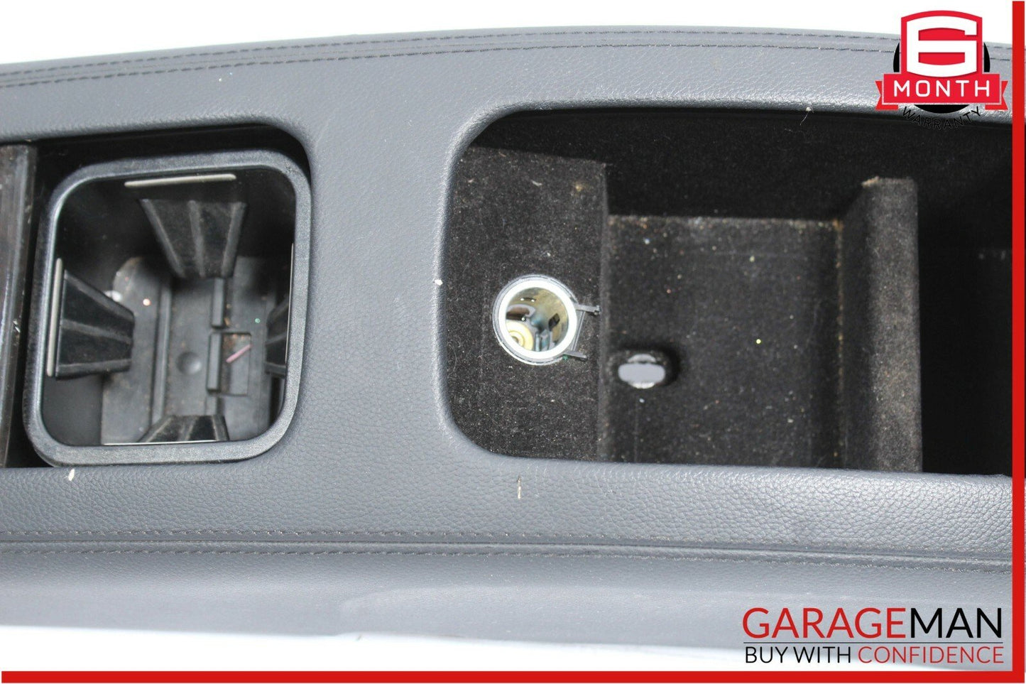 06-11 Mercedes W219 CLS550 Rear Center Console Armrest Storage Tray Assembly
