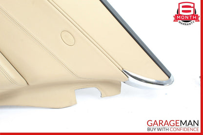 06-11 Mercedes W219 CLS500 Rear Right Passenger Interior Door Panel Beige OEM