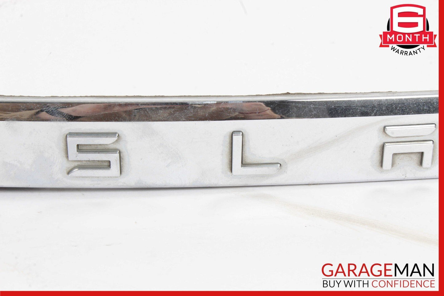 12-20 Tesla Model S Rear Liftgate Trunk Lid Trim Molding Crome w/ Rear Camera