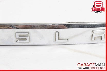 12-20 Tesla Model S Rear Liftgate Trunk Lid Trim Molding Crome w/ Rear Camera