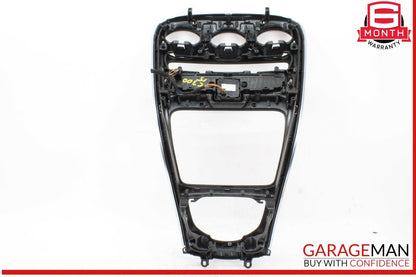 15-18 Mercedes W205 C300 Center Console Trim Bezel w/ Control Switch & Clock OEM