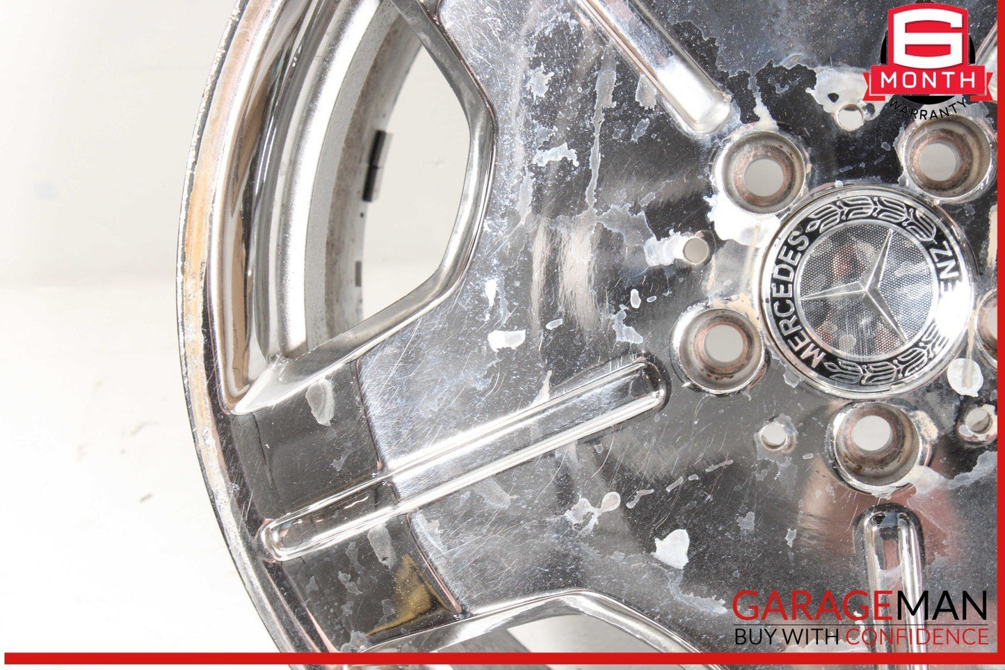 2009 Mercedes W221 S600 5 Wide Spoke Wheel Rim 9.5X18 18"OEM