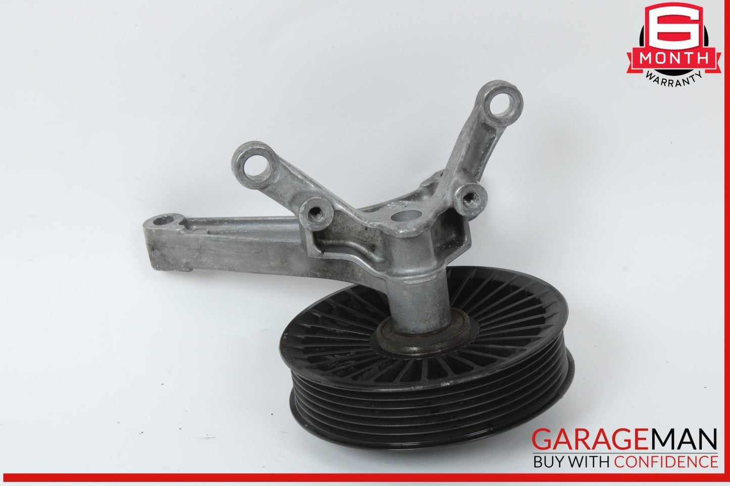 11-20 Mercedes X166 GL450 GL550 CLS550 V-Belt Tensioner Pulley Mount OEM