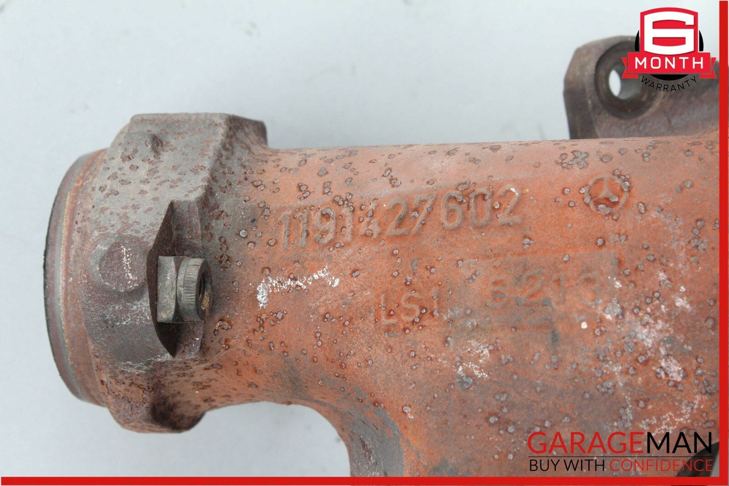 94-99 Mercedes W140 S500 CL500 Left Side Exhaust Manifold Header Pipe OEM