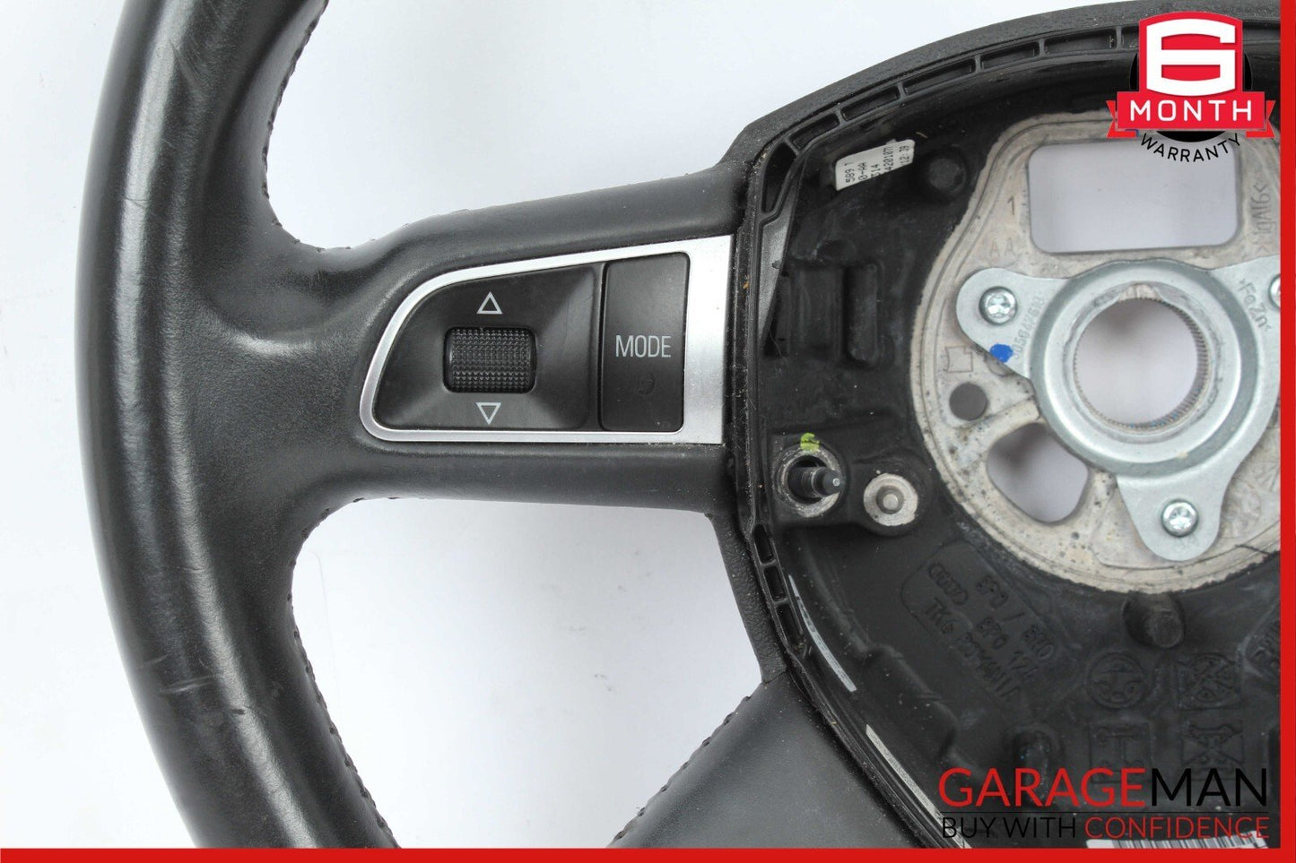 09-12 Audi Q5 4 Spoke Steering Wheel w/ Control Switch Assembly OEM