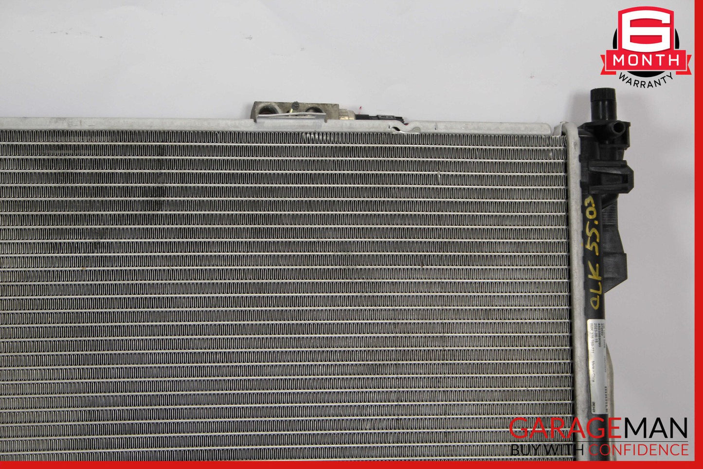 01-05 Mercedes W209 CLK55 Engine Cooling Radiator AC A/C Condenser OEM