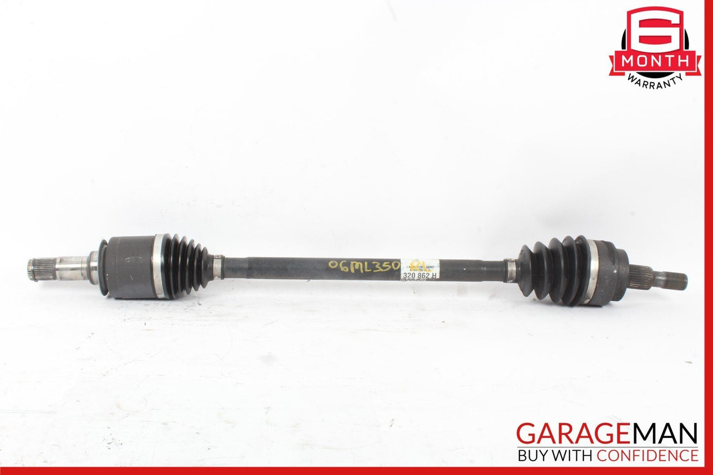 06-12 Mercedes W164 ML350 GL450 Rear Right or Left Side Half Axle Shaft OEM