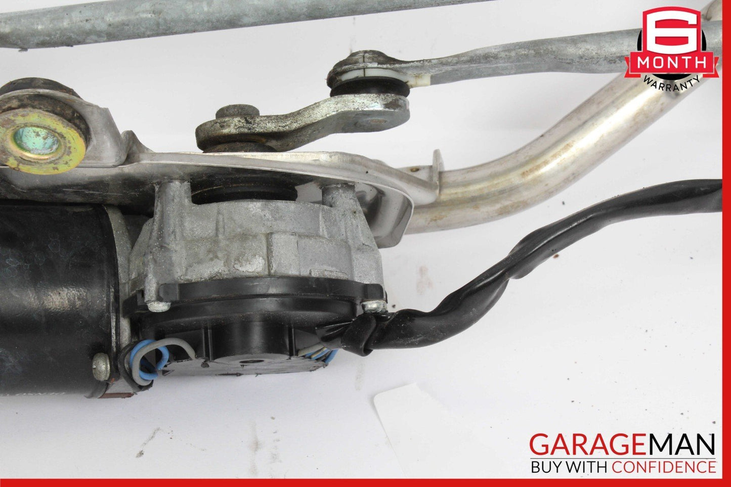 03-13 Maserati Quattroporte M139 Front Windshield Wiper Linkage Arm w/ Motor OEM