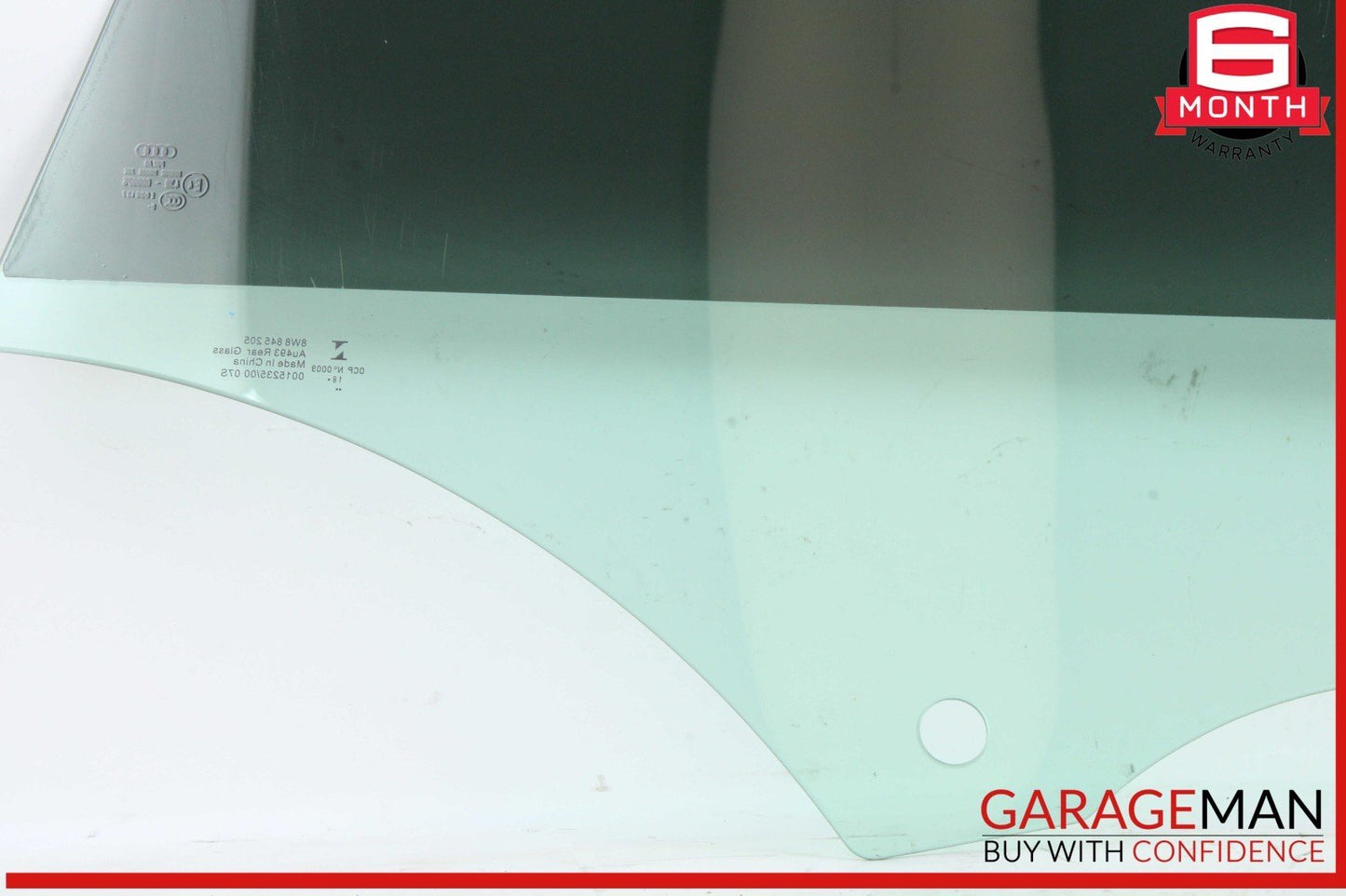 18-24 Audi S5 A5 Rear Left Driver Side Door Window Glass 8W8845205 OEM