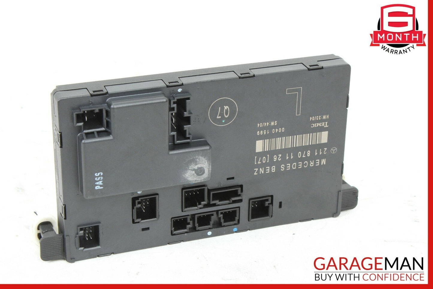 03-09 Mercedes W211 E350 E550 Front Left Driver Side Door Control Module Unit
