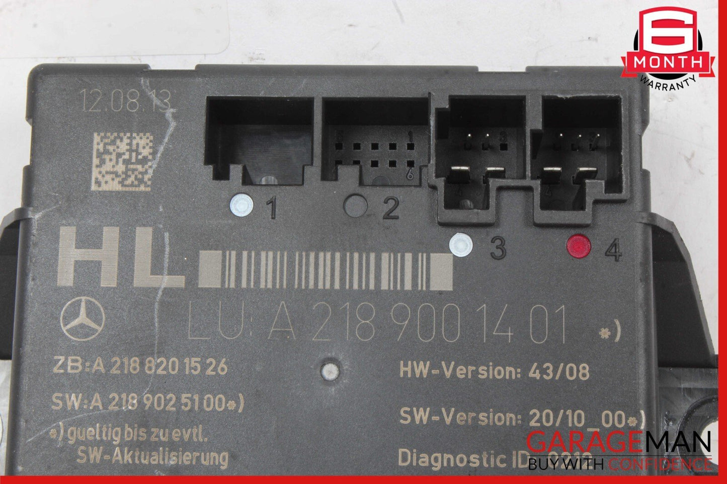 08-18 Mercedes GLK350 CLS550 C300 E550 Rear Right Side Door Control Module Unit