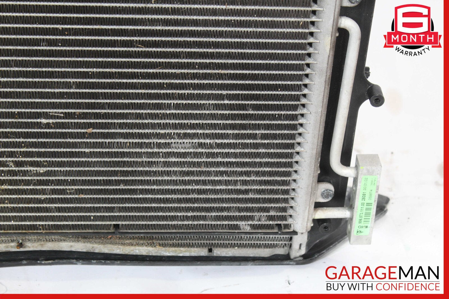 97-04 Porsche Boxster 986 S Right Side Engine Radiator AC A/C Condenser Fan Assy