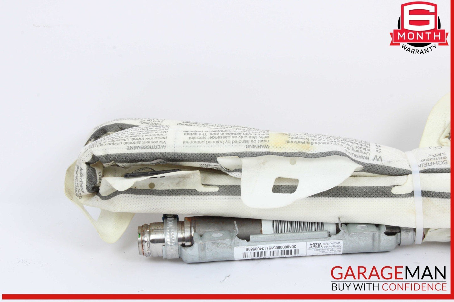 08-14 Mercedes W204 C250 C300 Right Side Roof Curtain Airbag Air Bag OEM