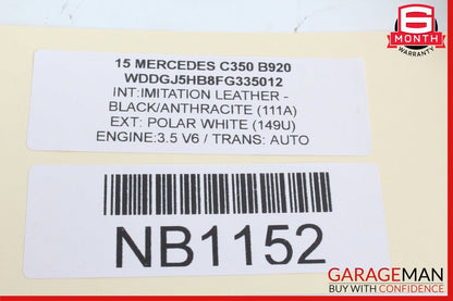 10-17 Mercedes W204 C350 Sirius Satellite Radio Receiver Module 2128705689 OEM