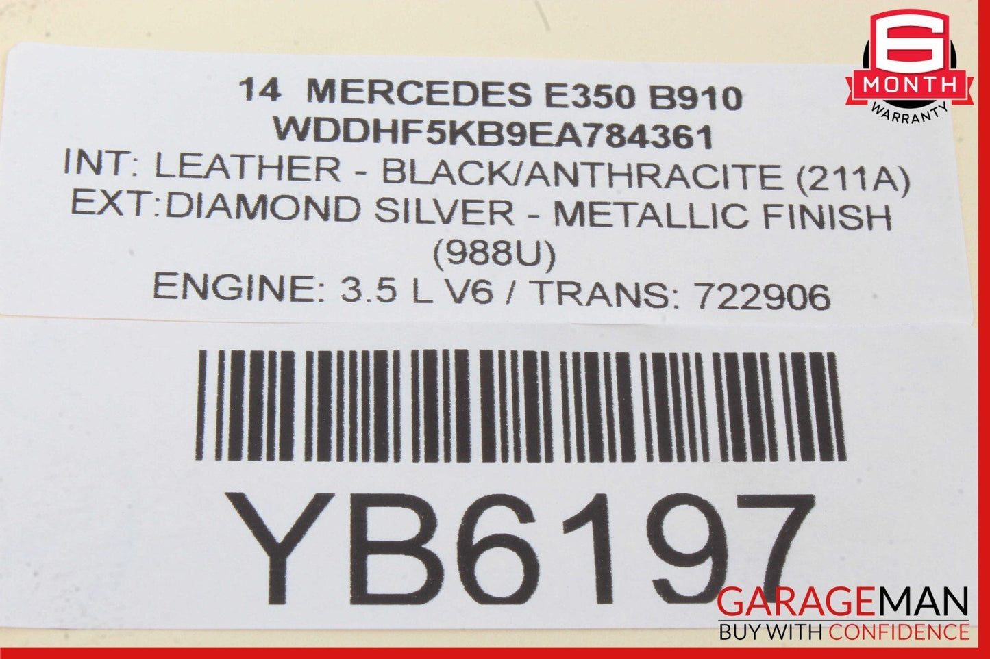 13-20 Mercedes W212 E350 CLA250 SL550 ML400 Keyless Go Entry Control Module OEM