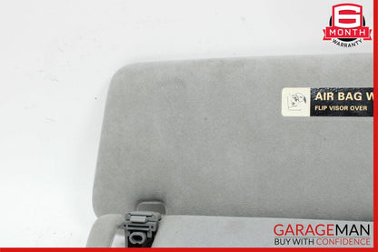 03-10 Porsche Cayenne 955 957 Front Right Side Sunvisor Sun Visor Shade Gray OEM