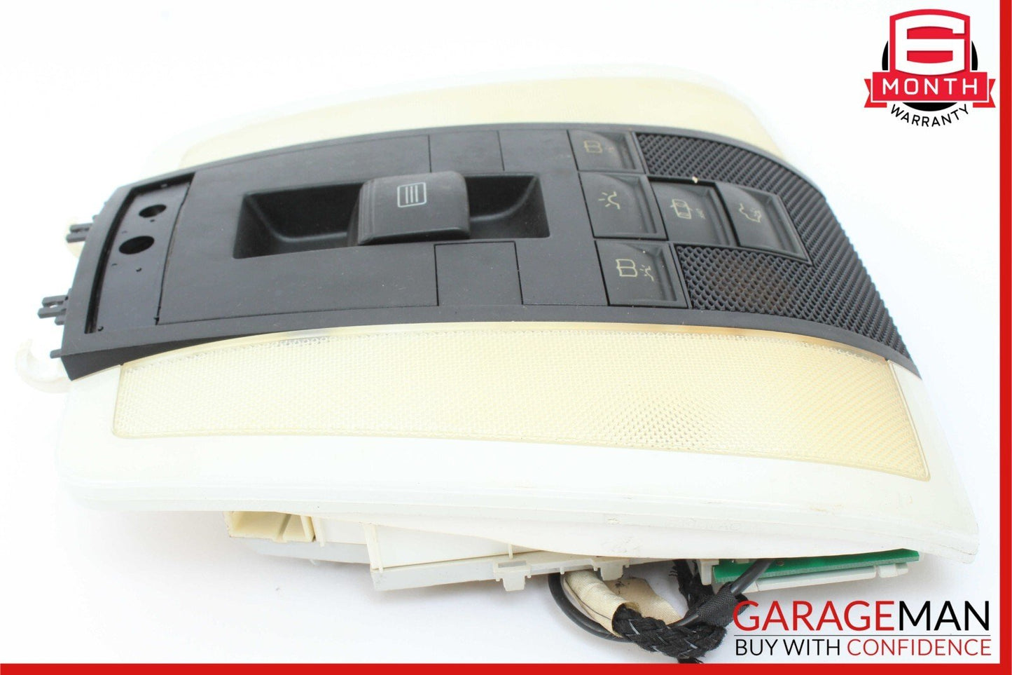 08-14 Mercedes W204 C300 C63 AMG Front Overhead Dome Light Lamp Assembly Black