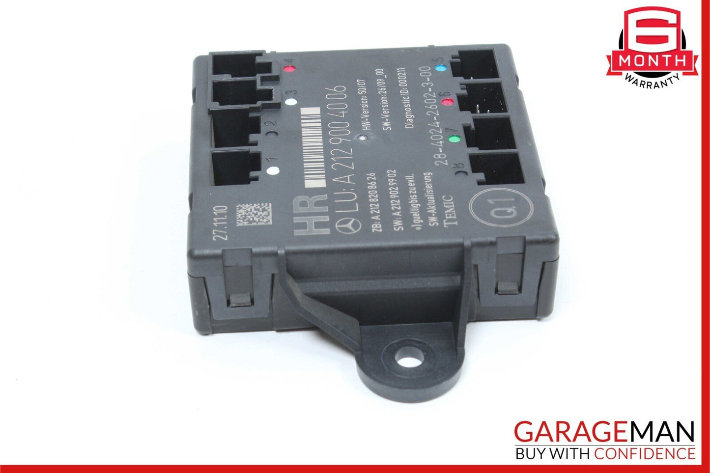 08-18 Mercedes W212 E350 C300 GLK350 Rear Right Side Door Control Module OEM