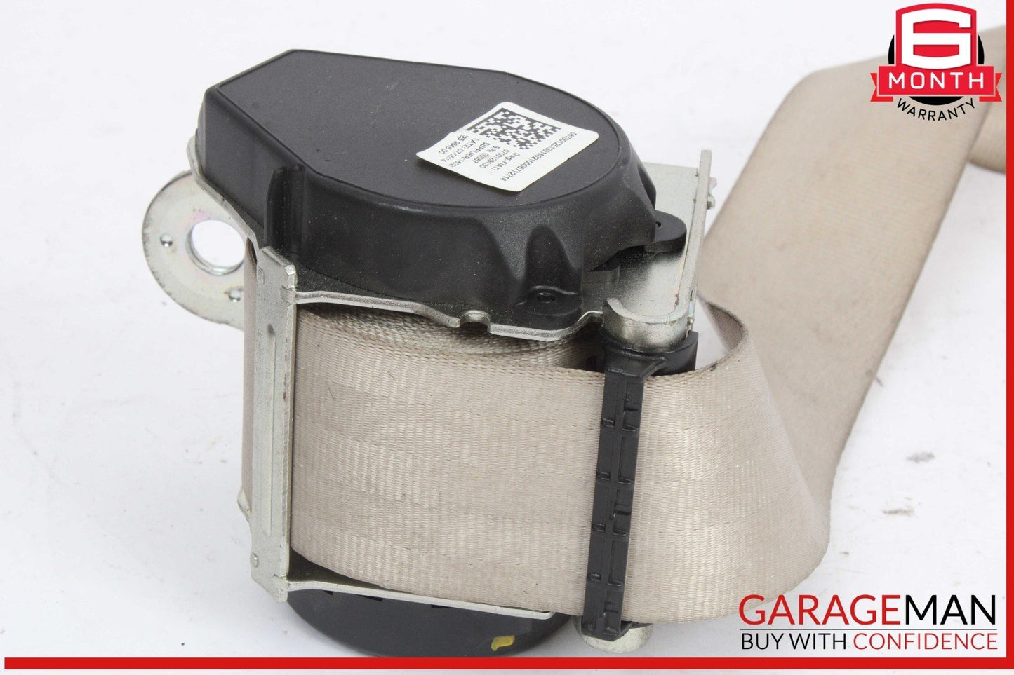 14-17 Maserati Quattroporte S Rear Center Seat Belt Seatbelt Beige OEM