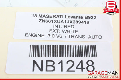 17-20 Maserati Levante Front or Rear Right Door Window Regulator Motor Unit OEM