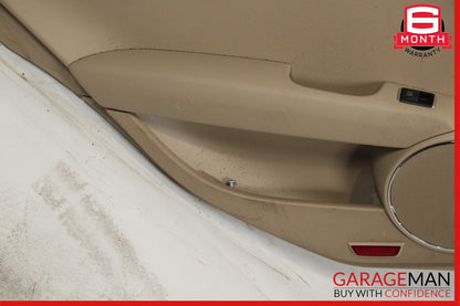 08-14 Mercedes W204 C300 C350 Rear Left Side Interior Door Panel Assembly Beige