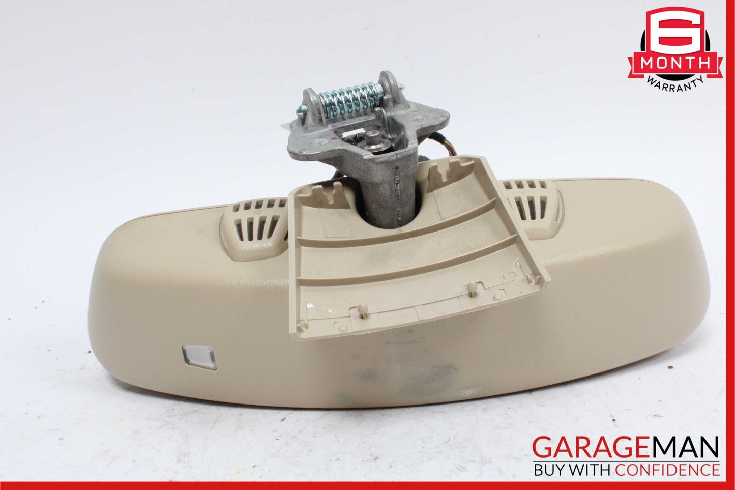 10-16 Mercedes W204 C250 Front Top Upper Rear View Mirror Assembly Beige OEM