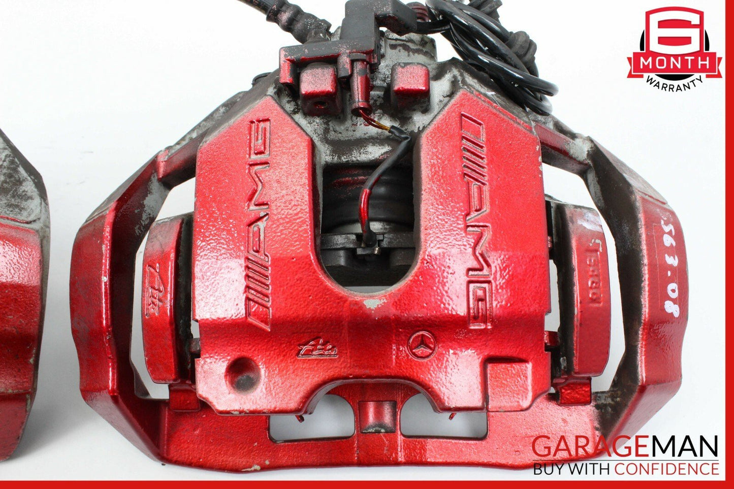 07-14 Mercedes W221 S63 CL63 CL65 AMG Rear Left And Right Brake Caliper Set OEM