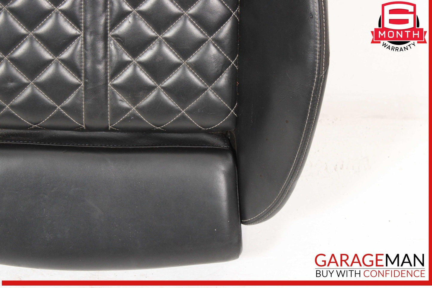 13-18 Audi S6 Front Right Lower Bottom Seat Cushion Black OEM