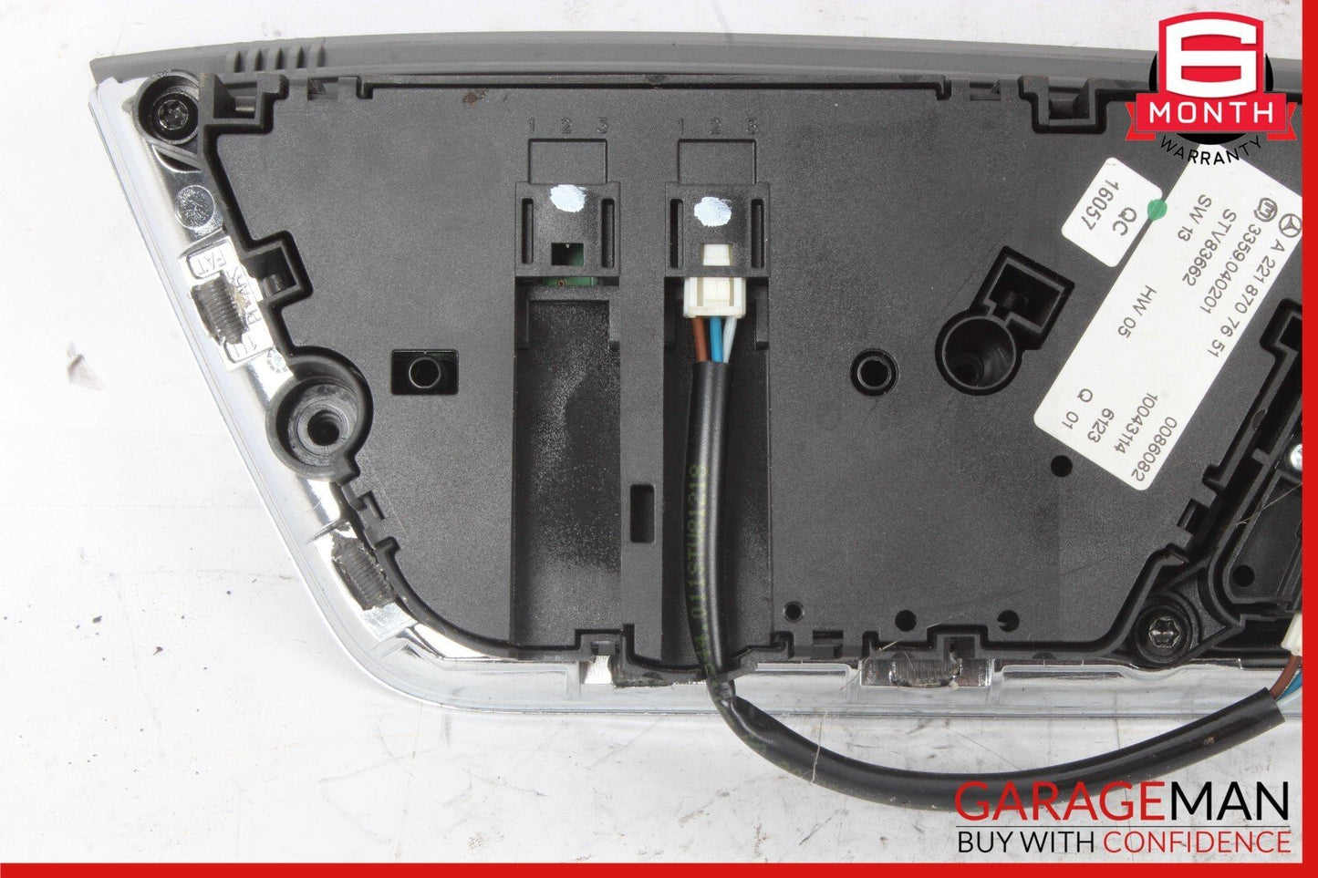 07-14 Mercedes W221 S550 CL600 Front Left Seat Control Memory Switch Trim Assy