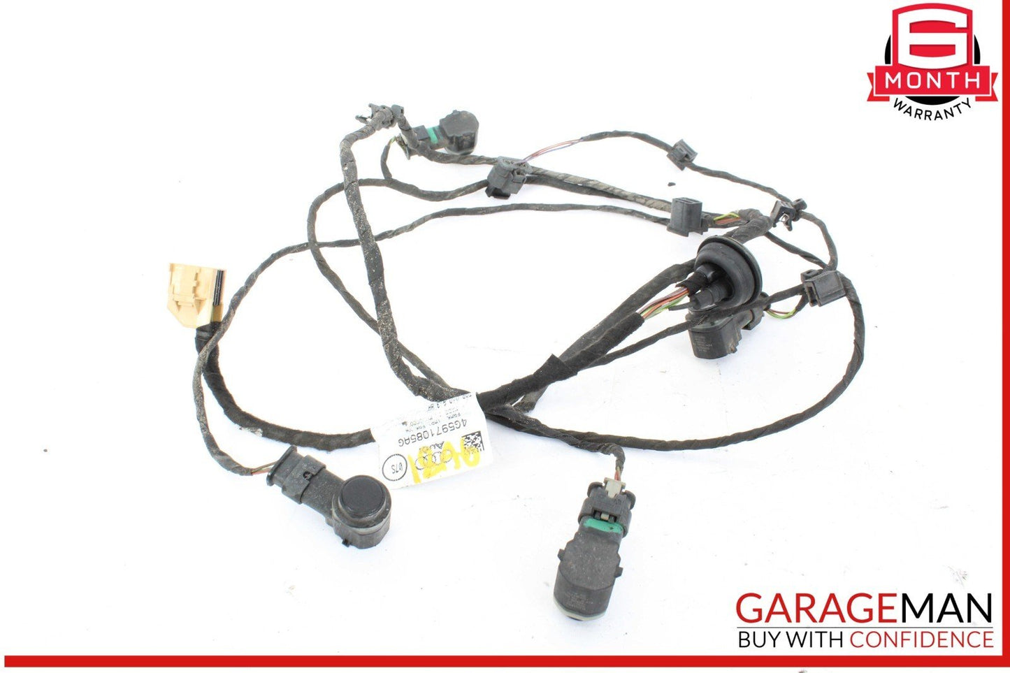 16-18 Audi A6 S6 Rear Bumper Wire Wiring Harness w/ Park Assist Aid Sensors OEM