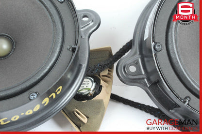 00-06 Mercedes W215 CL600 Front Left & Right Side Door Sound Audio Speakers Set