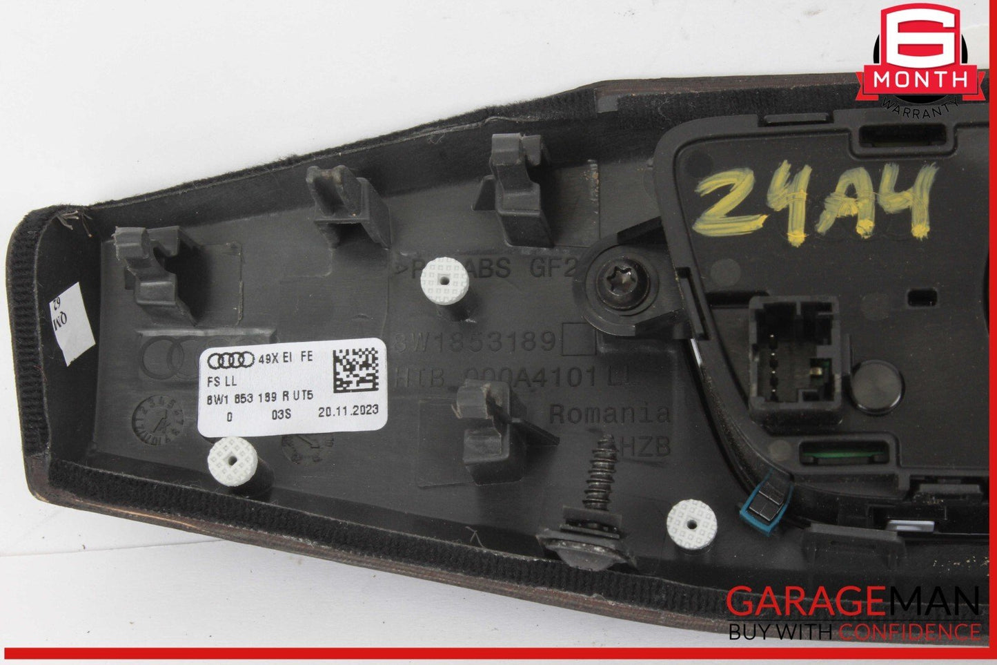 17-24 Audi A4 Front Left Driver Side Head Light Control Switch Black 4M0941531AS