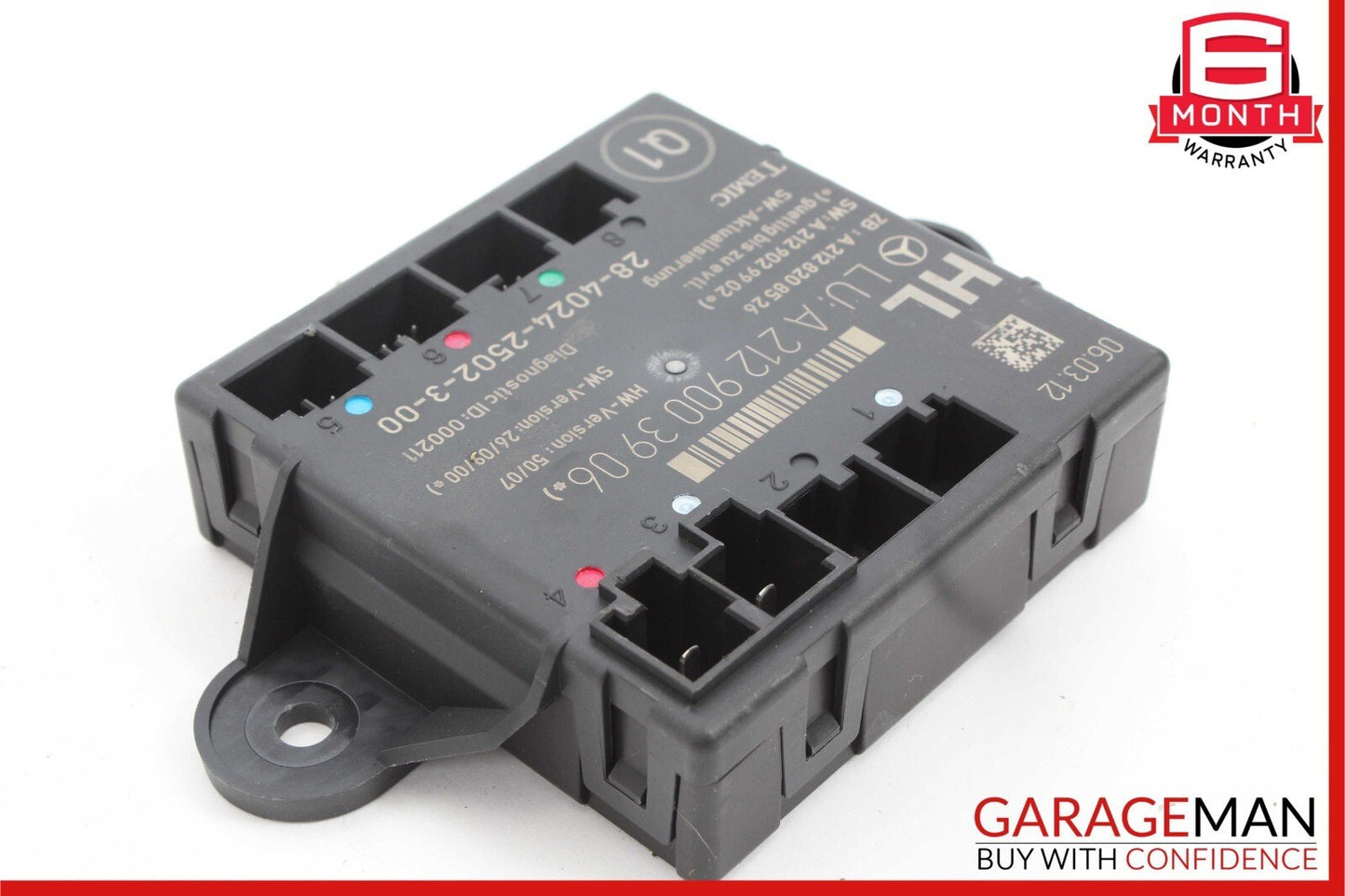 08-18 Mercedes W212 E350 C300 CLS550 Rear Left Side Door Control Module OEM
