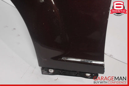 07-13 Mercedes W221 S550 Front Left Side Wing Fender Panel Cover Carneol Red