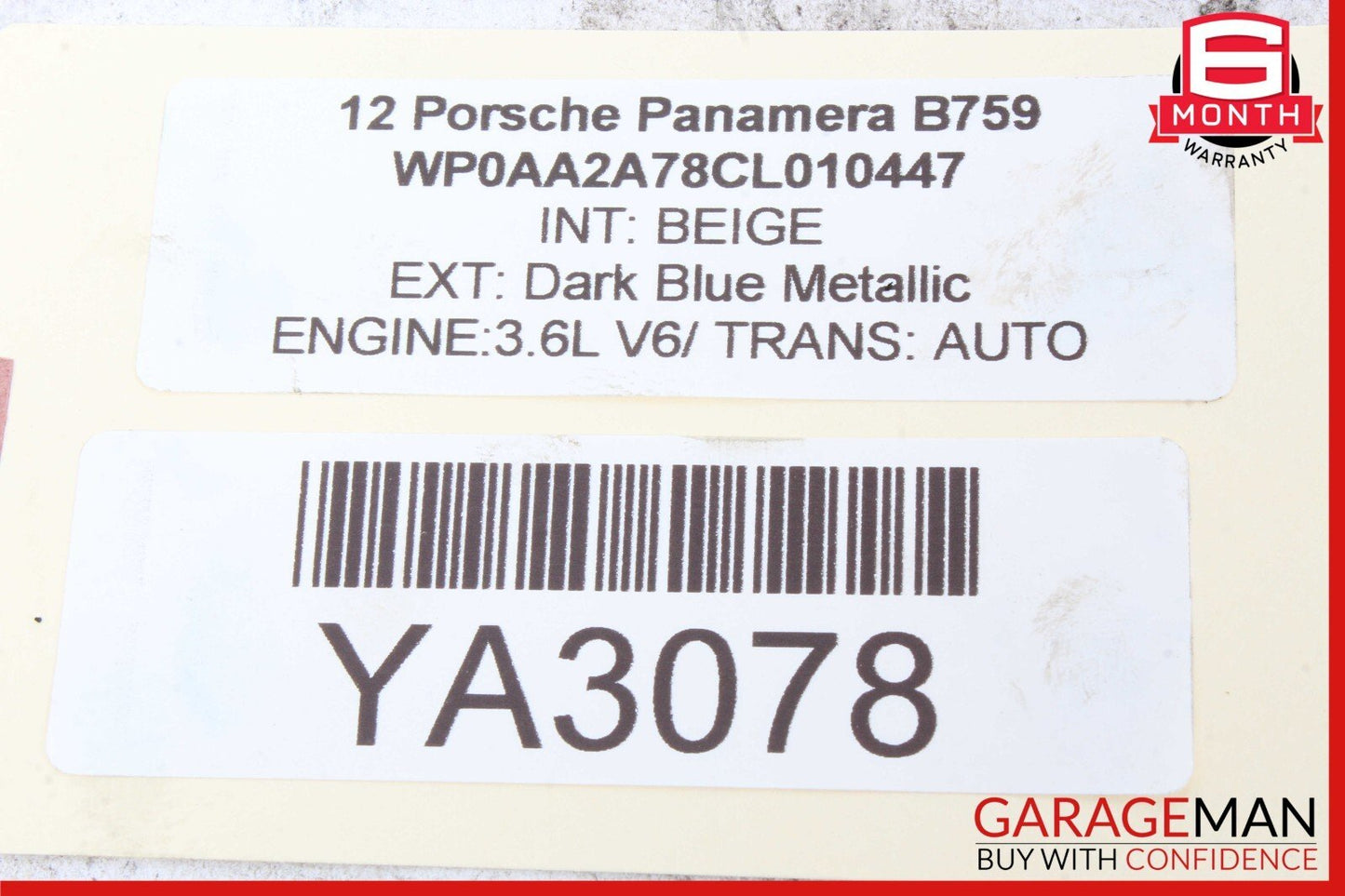 10-18 Porsche Panamera 970 Tire Pressure Monitoring System Control Module OEM