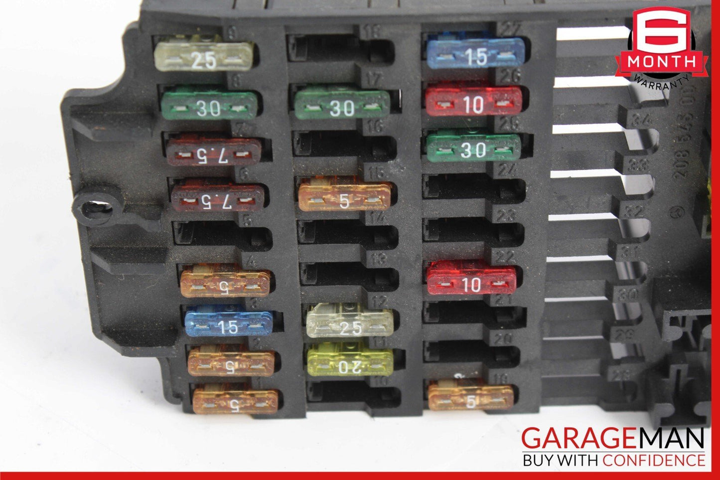 98-03 Mercedes CLK55 AMG E430 C280 Left Fuse Relay Junction Box Module Assembly