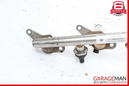 11-19 Mercedes W218 CLS550 E550 Right Fuel Injection Rail Line w/ Injectors OEM