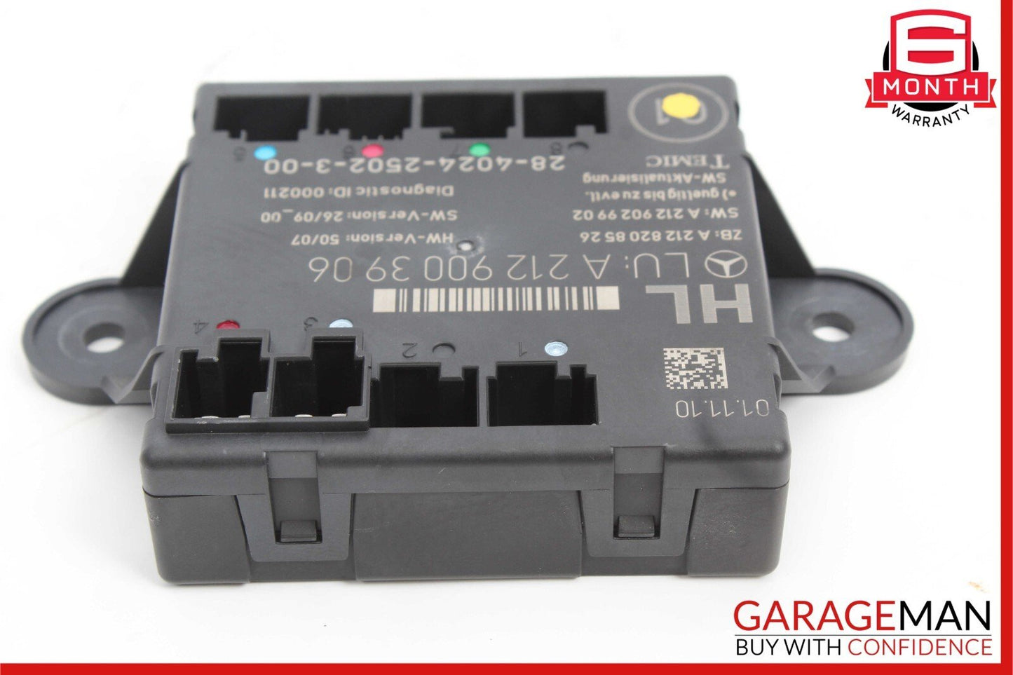08-18 Mercedes W204 C300 E350 CLS550 Rear Left Side Door Control Module OEM