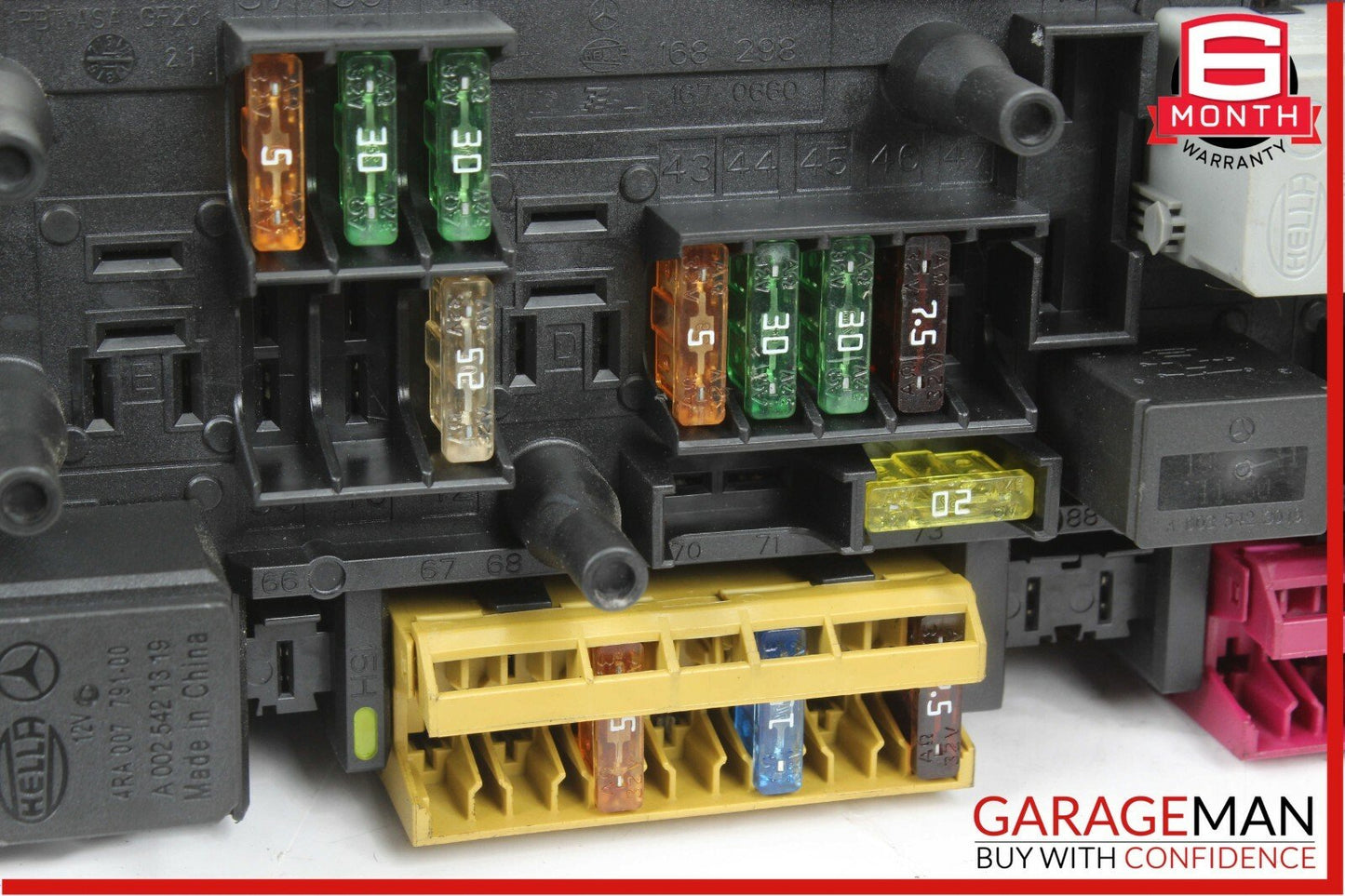 12-14 Mercedes W204 C250 C350 C63 AMG Rear SAM Fuse Box Relay Module Assembly