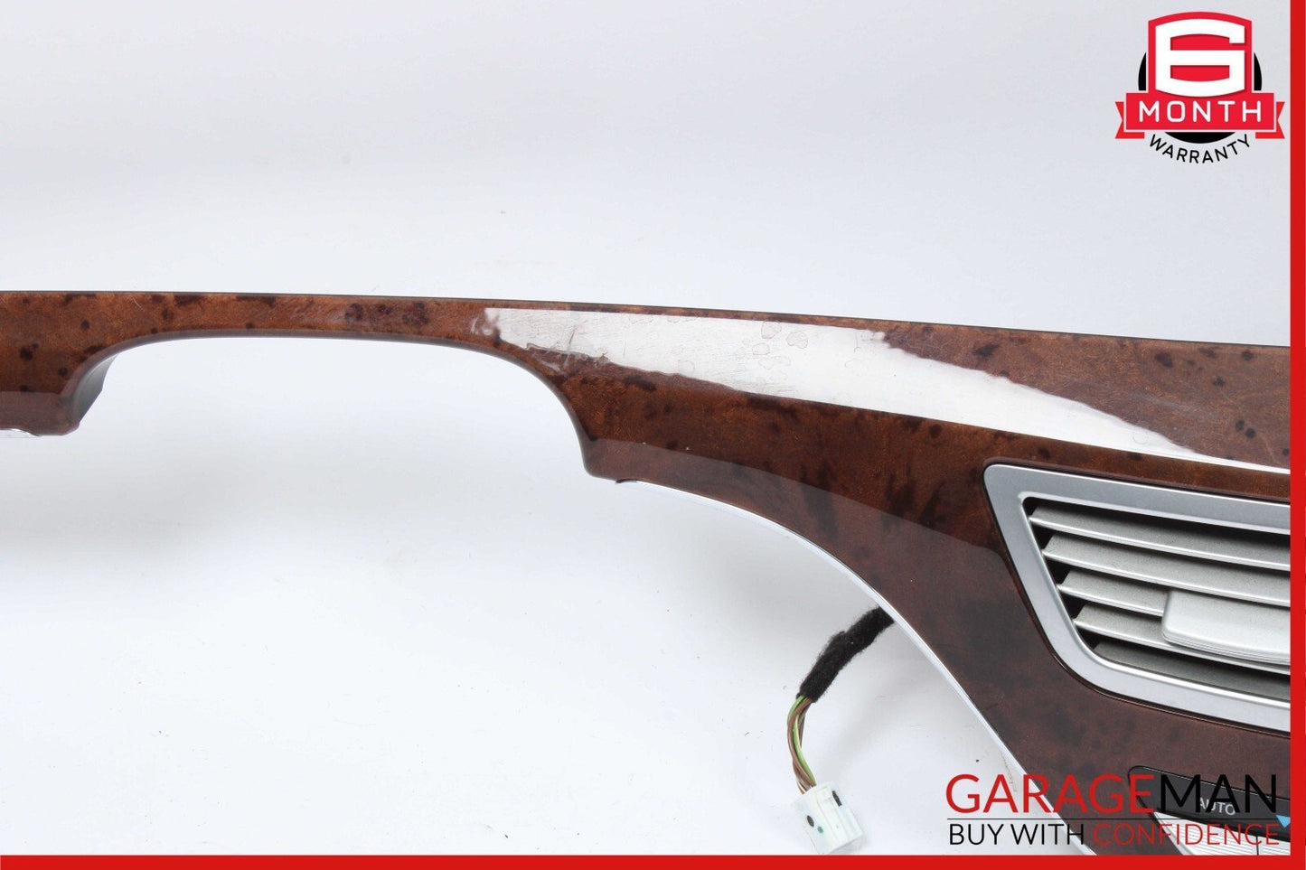 07-09 Mercedes W221 S550 Dashboard Center Bezel Trim A/C Heater Switch Assembly