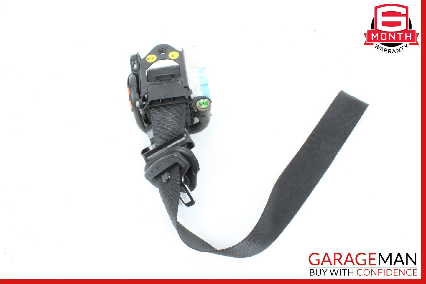 12-14 Mercedes W204 C250 C350 Front Right Side Seat Belt Retractor Black OEM
