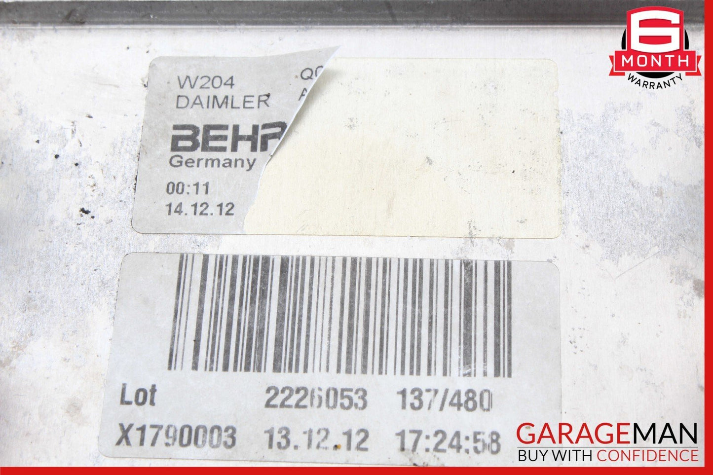 12-15 Mercedes W204 C250 SLK250 1.8L Trans Transmission Oil Cooler Radiator OEM