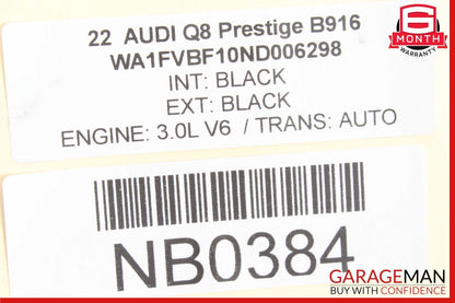 19-24 Audi Q8 Front Left Seat Memory Adjustment Switch 4M0959769A OEM