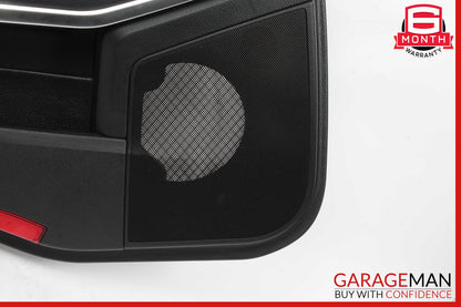 14-16 Mercedes W212 E350 E550 Rear Left Interior Door Panel Leather Black OEM