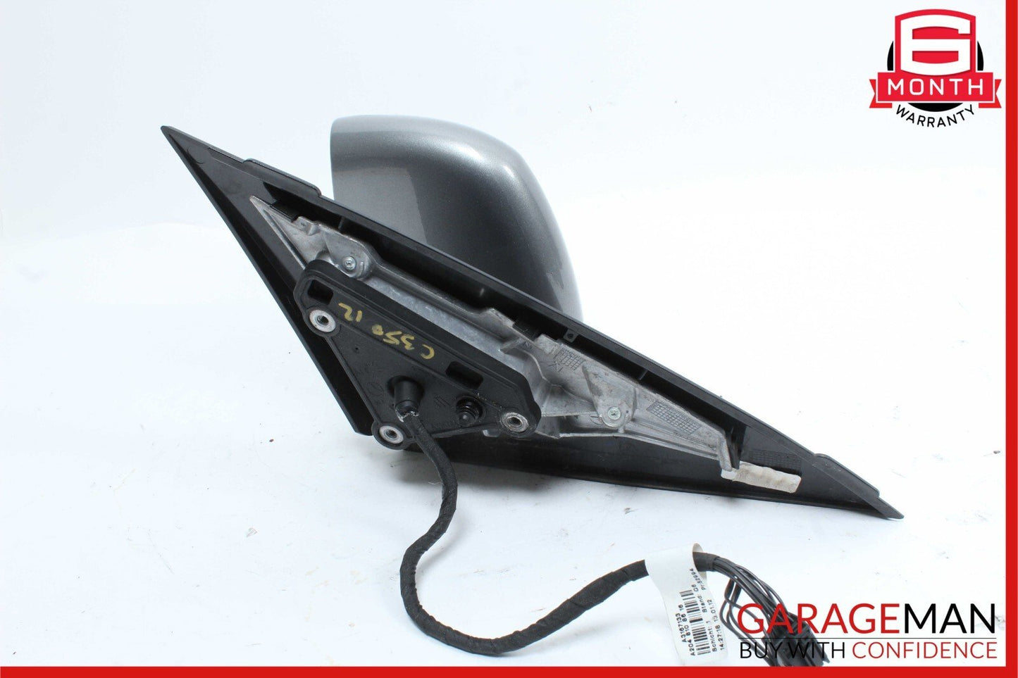 12-14 Mercedes W204 C350 C250 Front Left Side Mirror Rear View Door Silver