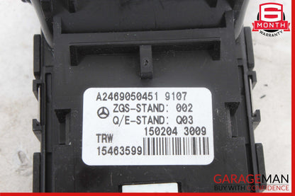 12-20 Mercedes W117 CLA250 CLA45 AMG Parking Brake Release Handle 2469050451 OEM